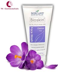 (CHÍNH HÃNG) Sữa Rửa Mặt Salcura Bioskin Face Cleanser Chiết Xuất Thiên Nhiên Cho Mọi Loại Da - 150ml