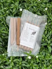 Hương Ngải An - Gói 5 cây Nhang Điếu Ngải Cứu - 98% Ngải Cứu & 2% Bột Cây Bời Lời - Thơm Dịu Nhẹ - Thư Giãn & Dấu Côn Trùng