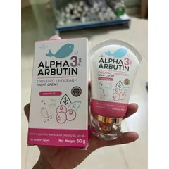 Kem dưỡng trắng da ban đêm vùng dưới cánh tay hữu cơ Alpha Arbutin 3 Plus Organic Underarm Night Cream 50ml 792901