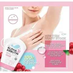 Kem dưỡng trắng da ban đêm vùng dưới cánh tay hữu cơ Alpha Arbutin 3 Plus Organic Underarm Night Cream 50ml 792901