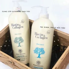 CẶP 2 CHAI Dầu gội biotin collagen vàng 1000ml  Dung Tích : + Gội 1000ml 792912