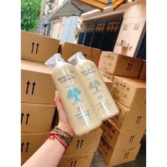 CẶP 2 CHAI Dầu gội biotin collagen vàng 1000ml  Dung Tích : + Gội 1000ml 792912