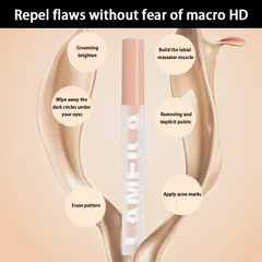 HOT Kem Che yếu điểm Mịn Lì Kiểm LAMEILA sáng bóng loáng giữ ẩm kiềm dầu make up lâu trôi 2 sắc màu tùy chọn 792927