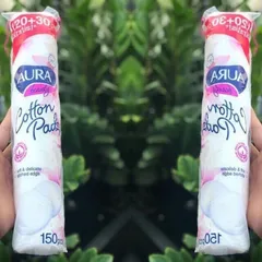 Combo 2 gói Bông tẩy trang Aura 150 miếng 793095