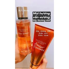 COMBO 2 CHAI KEM DƯỠNG THỂ + XỊT Victoria's Secret 250ml MÙI AMBER 793189