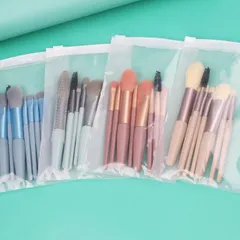 HOT Bộ 8 Cọ đánh phấn make up kèm túi khóa cài phong thái Vintage 793292