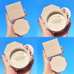 Phấn Phủ Lameila Dạng Bột Kiềm Dầu Phấn Make Up Powder Hình Lục Giác Vỏ Hồng 793451