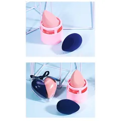 Set 2 Bông Mút Trang Điểm Wodwod + 1 Hủ để bông cực xinh 793481