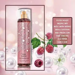 Xịt thơm bath and body works Pink Suede 236ml quyến rũ ngọt ngào 793531