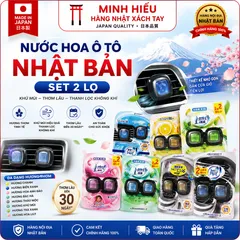 Nước Hoa Ô Tô Nhật Bản Febreze 2 Lọ – Khử Mùi, Thơm Lâu Trong Xe