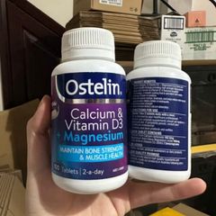 Viên uống Ostelin Calcium & Vitamin D3 + Magnesium |100 viên| Xây dựng duy trì cấu trúc xương & Củng cố mật độ xương [S/P Chuẩn Úc]