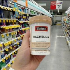 Viên uống Swisse Ultiboost Magnesium |120 & 200 viên| Hỗ trợ thư giãn cơ - Hạn chế đau nhức & mệt mỏi khi vận động nặng [S/P Chuẩn Úc]