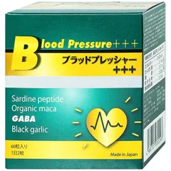 Viên uống hỗ trợ giảm nguy cơ cao huyết áp do mỡ máu cao Blood Pressure+++ Jpanwell (60 viên)