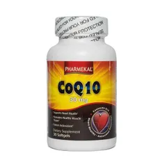Viên uống hỗ trợ sức khỏe tim mạch, giảm cholesterol máu CoQ10 30mg Pharmekal (30 viên)