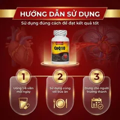 Viên uống hỗ trợ sức khỏe tim mạch, giảm cholesterol máu CoQ10 30mg Pharmekal (30 viên)