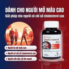 Viên uống hỗ trợ giảm cholesterol Cholesterol Aid Vitamins For Life (60 viên)