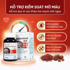 Viên uống hỗ trợ giảm cholesterol Cholesterol Aid Vitamins For Life (60 viên)
