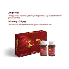 TINIFA EFÈMI hỗ trợ suy giảm nội tiết tố nữ, rối loạn kinh nguyệt - 2 lọ 60 viên