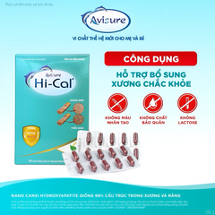 Avisure Hical Calcium D3K2 60V cho bà bầu và cho con bú