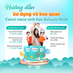 Avisure Hical Calcium D3K2 60V cho bà bầu và cho con bú