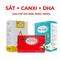 Avisure bộ ba Sắt Canxi DHA Nauy cho bà bầu và sau sinh