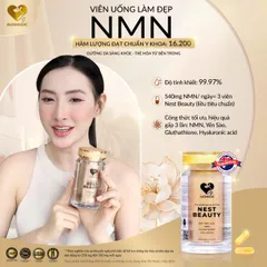 VIÊN UỐNG Nờ Mờ-Nờ 16200 HỖ TRỢ TRẺ HOÁ VÀ ĐỀU MÀU DA, GIÁM SẠM NÁM SÂU, DA CĂNG BÓNG TỰ NHIÊN -YẾN SÀO 9.000MG, Nờ Mờ-Nờ  16.200MG