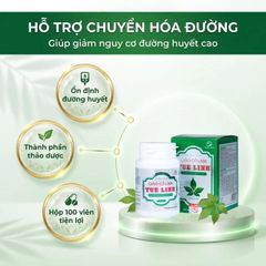 Viên giúp giảm nguy cơ đường huyết cao Giảo Cổ Lam Tuệ Linh (100 viên)