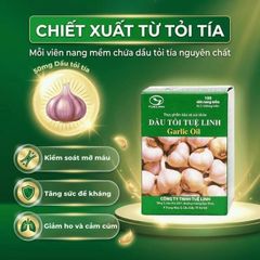 Viên hỗ trợ giúp giảm mỡ máu Dầu Tỏi Tuệ Linh (100 viên)