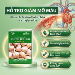 Viên hỗ trợ giúp giảm mỡ máu Dầu Tỏi Tuệ Linh (100 viên)