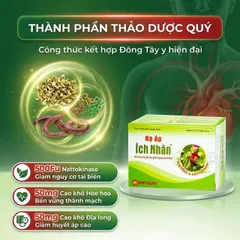Viên hỗ trợ giảm huyết áp cao Hạ Áp Ích Nhân (4 vỉ x 10 viên)
