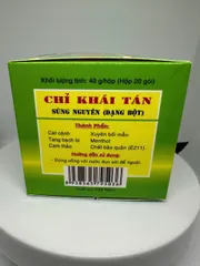 Chỉ Khái Tán Sùng Nguyên dạng bột hỗ trợ giảm ho