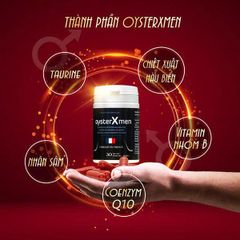 [CHÍNH HÃNG] Viên Uống OysterXmen Pháp (Hộp 30 Viên)