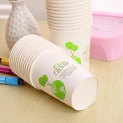 set 50 cốc giấy 250ml – tiện lợi, an toàn, thân thiện với môi trường