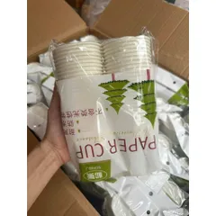 set 50 cốc giấy 250ml – tiện lợi, an toàn, thân thiện với môi trường