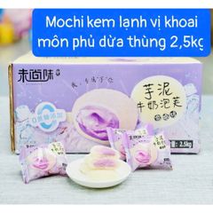🍡 bánh mochi kem lạnh thùng 2.5kg – thơm ngon, mát lạnh, nhiều vị hấp dẫn