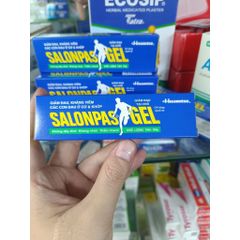 Salonpas Gel Tuýp 30g , Salonpas Xịt mỏi cơ, cứng vai, lưng đơn thuần, thấp khớp, bầm tím, bong gân...