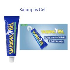 Salonpas Gel Tuýp 30g , Salonpas Xịt mỏi cơ, cứng vai, lưng đơn thuần, thấp khớp, bầm tím, bong gân...