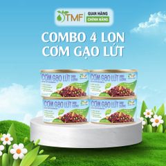 [DATE 12/2026] Combo 4 Hộp cơm gạo lứt ăn liền, tiện lợi & dinh dưỡng Tâm Minh Foods