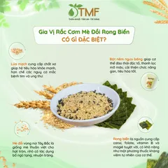 Gia vị rắc cơm Rắc Rắc dạng hũ 130gram tiện lợi Tâm Minh Foods