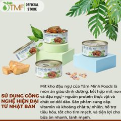 Combo 2 hộp cơm gạo lứt, 2 hộp cơm gạo tím, 1 hộp mít kho đậu ngự, 1 hộp củ sen kho nấm TMF