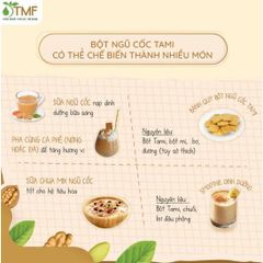 Combo Bột ngũ cốc không đường 450g & Bột ngũ cốcTamigreen 300g Tâm Minh Foods