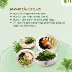 Canh rong biển ăn liền hộp 10 gói x 5.5g không bột ngọt nấu canh cho bé TÂM MINH FOODS 793828