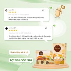 Bột ngũ cốc nảy mầm Tami 25 gói ít ngọt dinh dưỡng giảm cân TÂM MINH FOODS 793845
