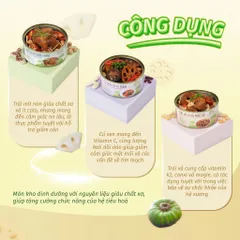 Trái vả kho ngũ vị dinh dưỡng hộp ăn liền tiện lợi không chất bảo quản 140g Tâm Minh Foods