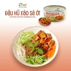 Đậu hũ xào sả ớt thơm cay đậm vị, dai ngon khó cưỡng hộp 100gram Tâm Minh Foods