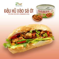 Đậu hũ xào sả ớt thơm cay đậm vị, dai ngon khó cưỡng hộp 100gram Tâm Minh Foods