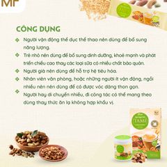 Bột ngũ cốc nảy mầm Tami không đường 25 gói TÂM MINH FOODS giảm cân dinh dưỡng tiện lợi healthy 793848