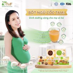 Bột ngũ cốc nảy mầm Tami không đường 25 gói TÂM MINH FOODS giảm cân dinh dưỡng tiện lợi healthy 793848
