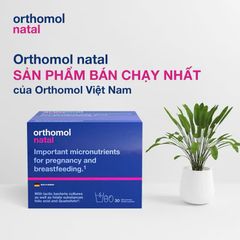 (Đức) Orthomol Natal Vitamin Bầu Cao Cấp Chính Hãng Bổ Sung Vitamin, Khoáng Chất, DHA, Lợi Khuẩn Cho Phụ Nữ Mang Thai Và Sau Sinh