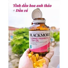 [date 2029} Viên Uống Tinh Dầu Hoa Anh Thảo Kết Hợp Với Dầu Cá Evening Primrose Oil + Fish Oil